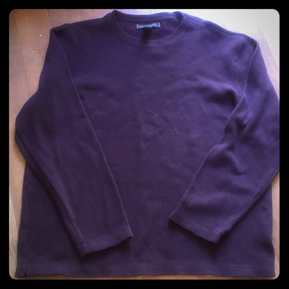 Banana Republic Maroon Sweater Vintage XL